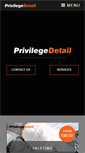 Mobile Screenshot of privilegedetail.com