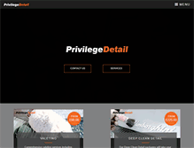 Tablet Screenshot of privilegedetail.com